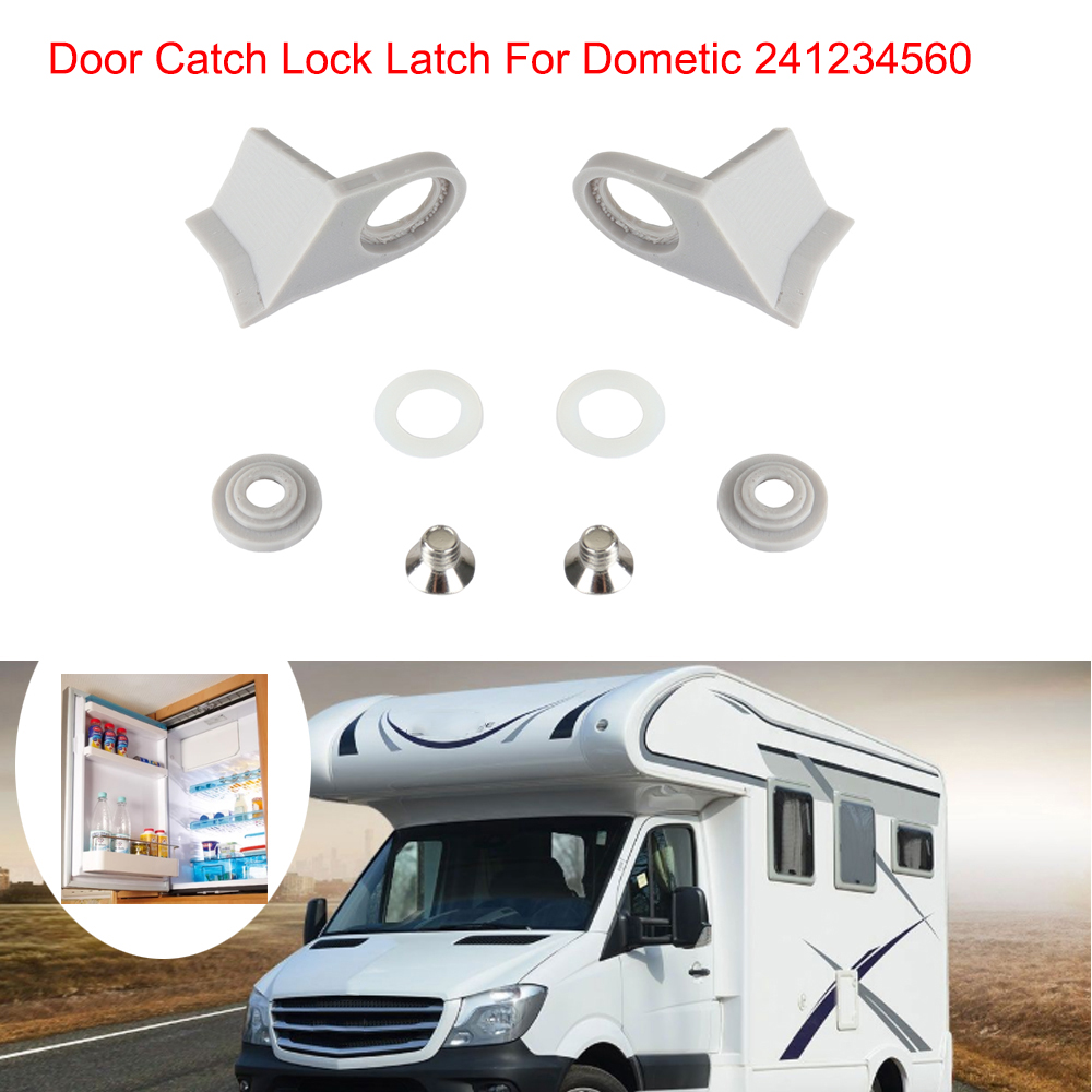 Door Lock - 1 مجموعة RV باب الثلاجة الصيد