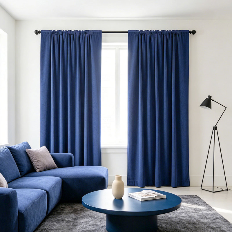 قطعتان من ستائر مخملية سادة بت - مراجعة Curtain Rods وسعره